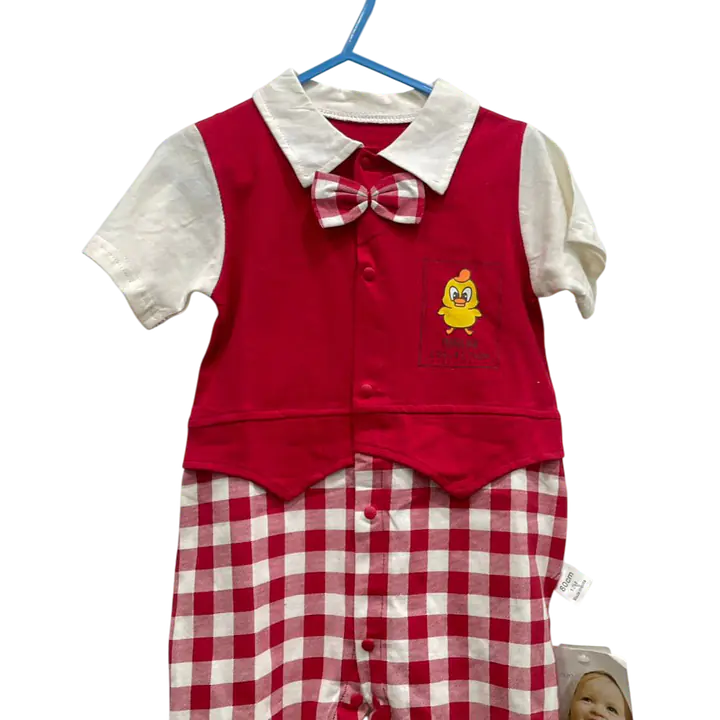 Checked Baby Romper - Master