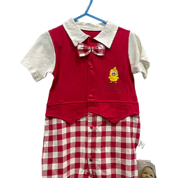 Checked Baby Romper - Master