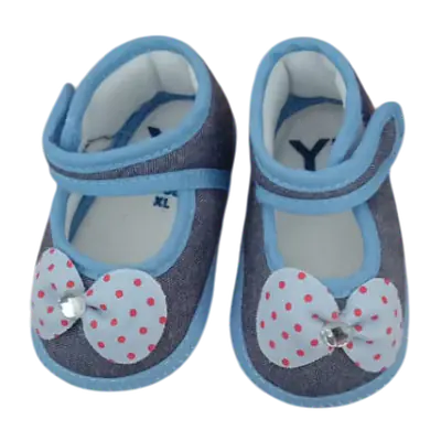 Baby Girl Bowknot Crib Shoes primary image