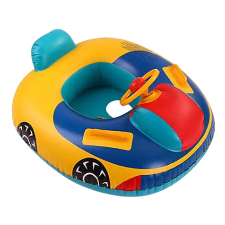 Inflatable Baby Swim Ring with Steering Wheel Handle - Master