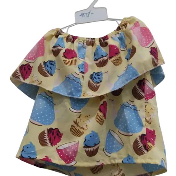 Toddler Girl's Off-The-Shoulder Top With Shorts (Set) - Master