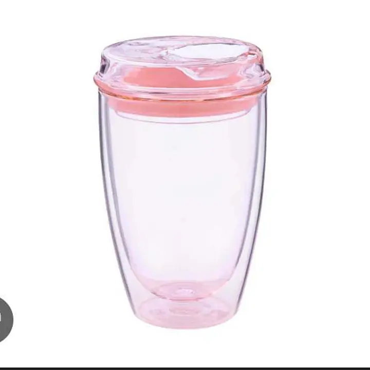 Double Layer Glass Tumbler Pink - Master