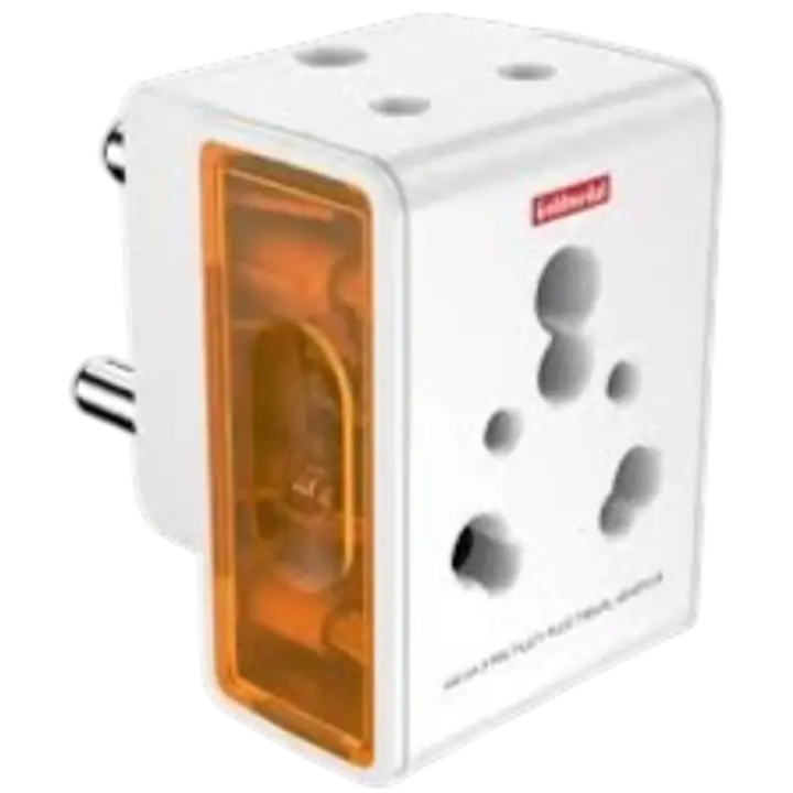 Goldmedal Curve Plus 3 Pin Multi Plug Travel Adaptor - Master