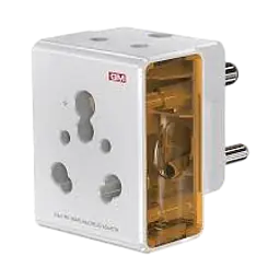 Goldmedal Curve Plus 3 Pin Multi Plug Travel Adaptor - Master