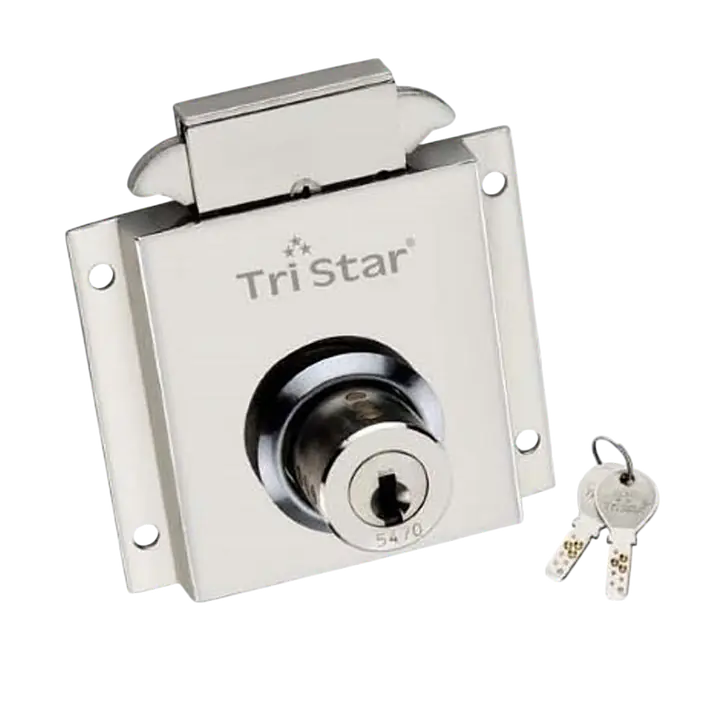 Tri Star 5470 Stainless Steel Door Lock - Master