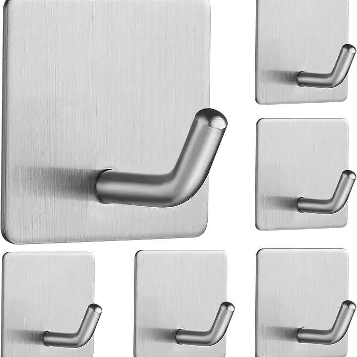Stainless Steel Adhesive Hook. - Master