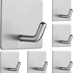 Stainless Steel Adhesive Hook. - Master