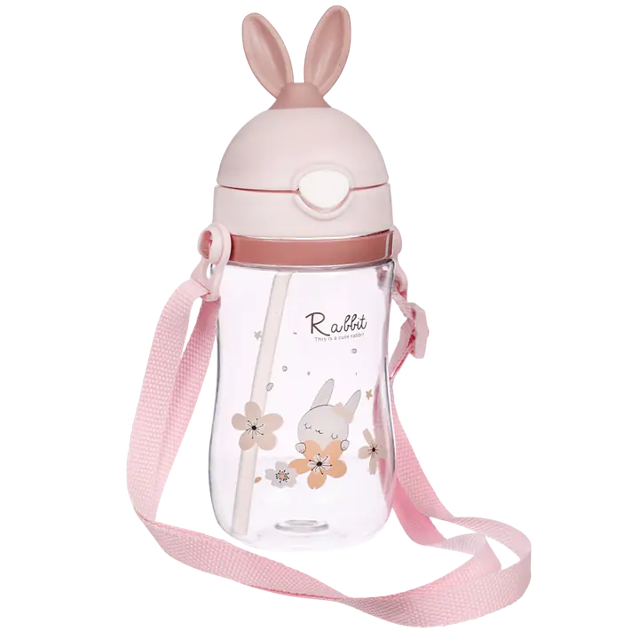 Cute Rabbit Ear Sipper Water Bottle for Kids - Master