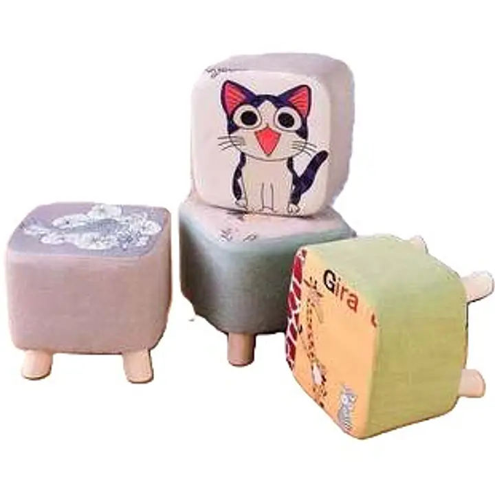 Fabric Stool Square Stool Sofa Stool - Master