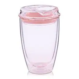 Double Layer Glass Tumbler Pink - Master