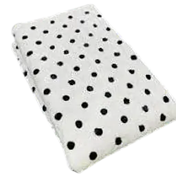 Modern Black and White Polka Dot Decorative Pillow - Master
