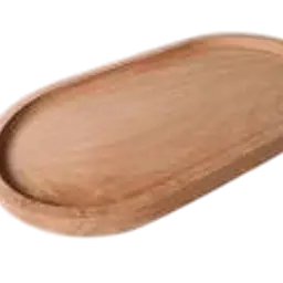 Oval Natural Solid Wood Serving Tray & Decorative Platter - Master