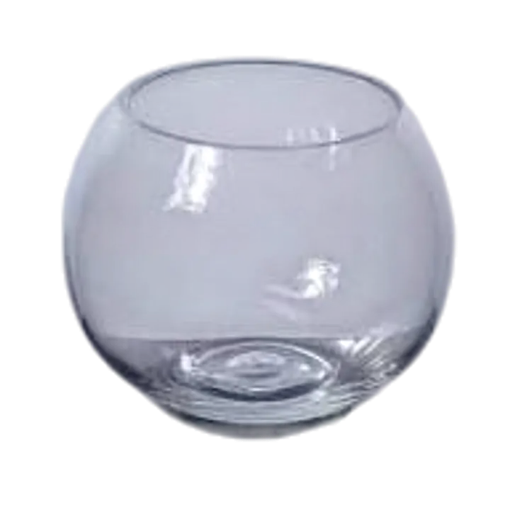 Clear Glass Bubble Bowl Vase - Master