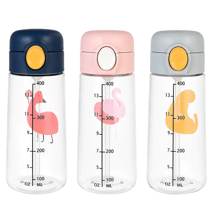 400ml Cartoon Animal Kids Water Bottle - Master