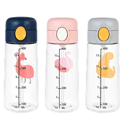 400ml Cartoon Animal Kids Water Bottle - Master