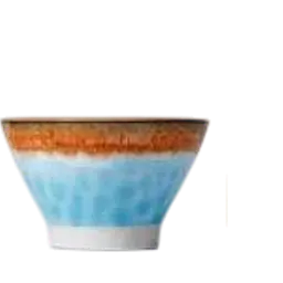 Artisanal Gradient Ceramic Bowl – Ocean Blue & Earth Tone Reactive Glaze - Master