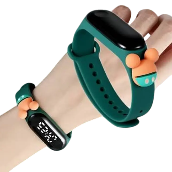 Cartoon-Themed LED Digital Watch - Master