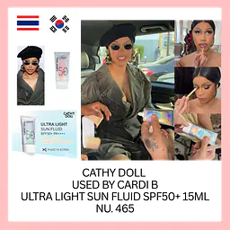 Cathy Doll Ultra Light Sun Fluid SPF50+ - Master