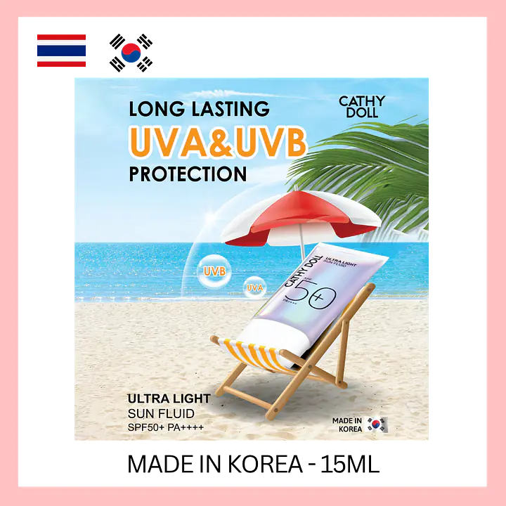 Cathy Doll Ultra Light Sun Fluid SPF50+ - Master