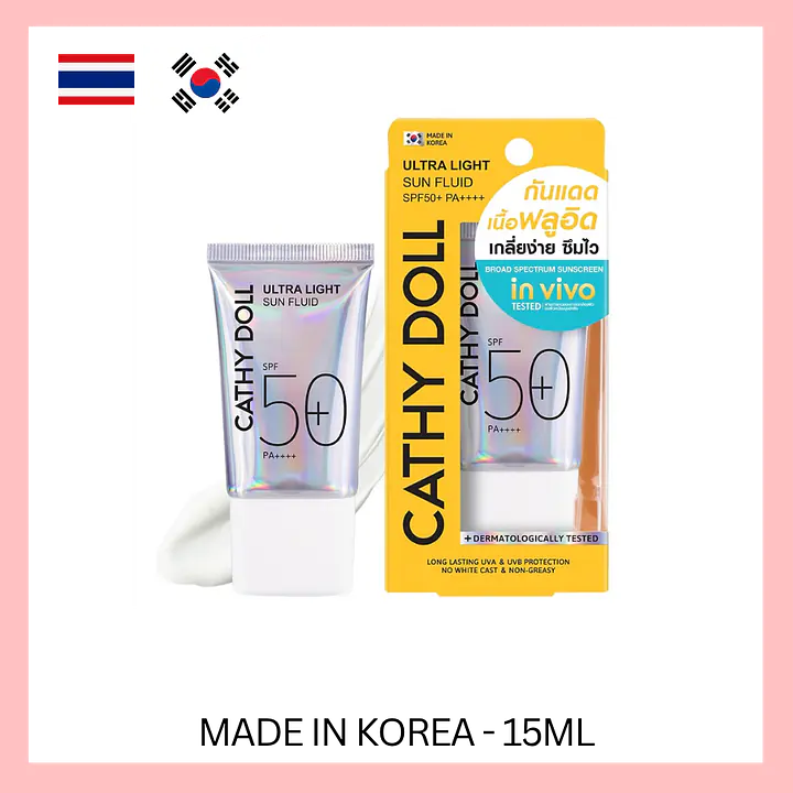 Cathy Doll Ultra Light Sun Fluid SPF50+ - Master