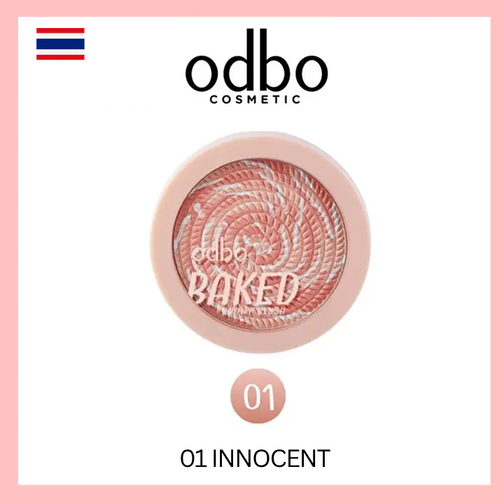 odbo Baked Snowy Blush - Master