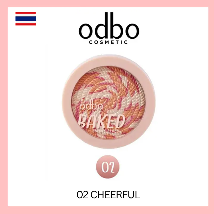odbo Baked Snowy Blush - Master