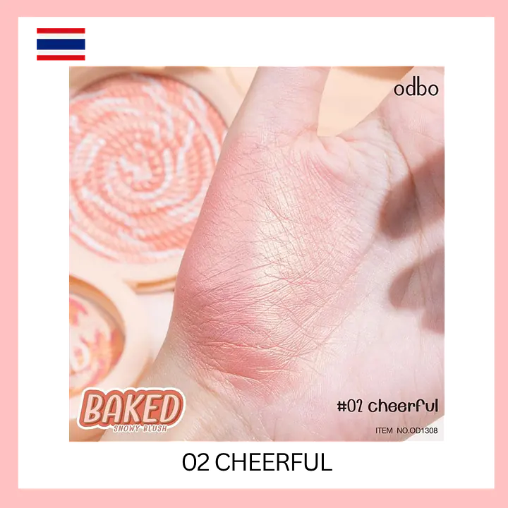 odbo Baked Snowy Blush - Master