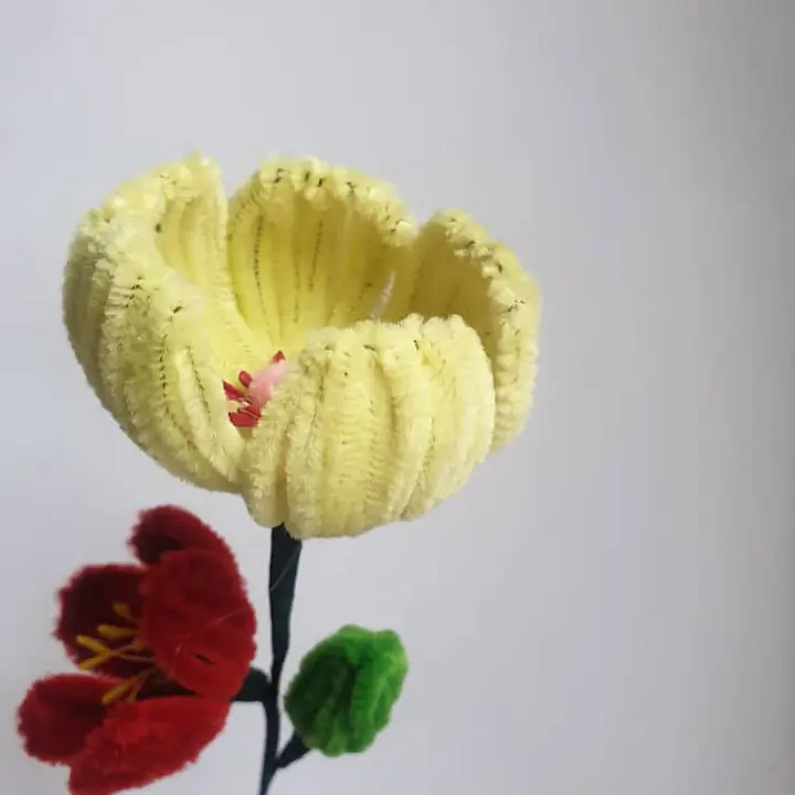 Pipe cleaner flowers, craft flower, beautiful flowers, colorful flowers - Master