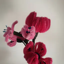 Pipe Flower Pink Tulip Bunch - Master