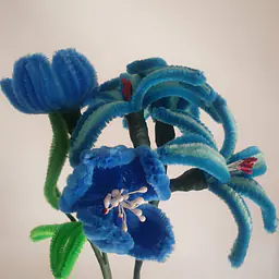 Pipe Flower Sky Blue Bunch - Master