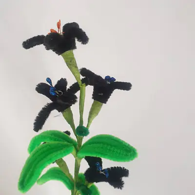 Pipe Flower Black primary image