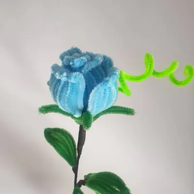 Sky Blue Tulip Pipe Flower primary image