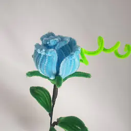 Sky Blue Tulip Pipe Flower - Master