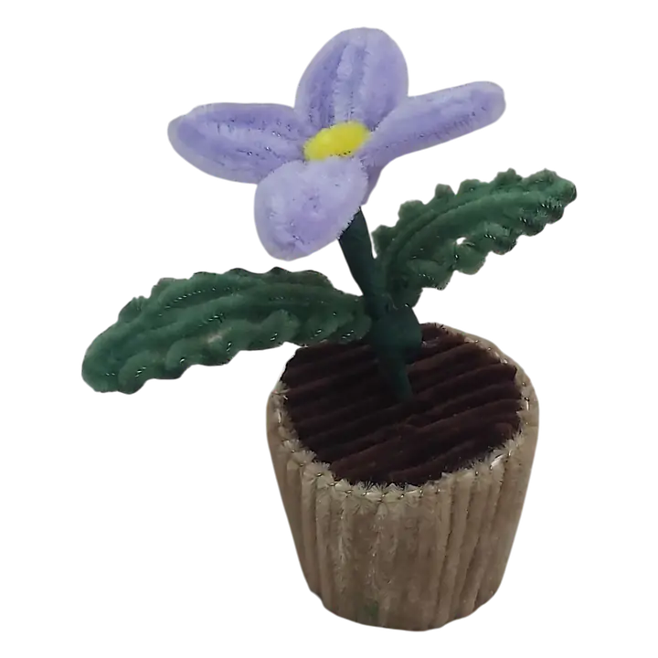 Purple Petal Potted Flower - Master