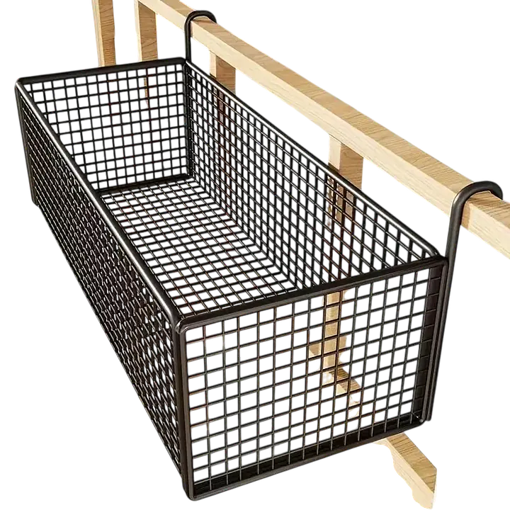 Metal Mesh Bedside Hanging Basket - Master