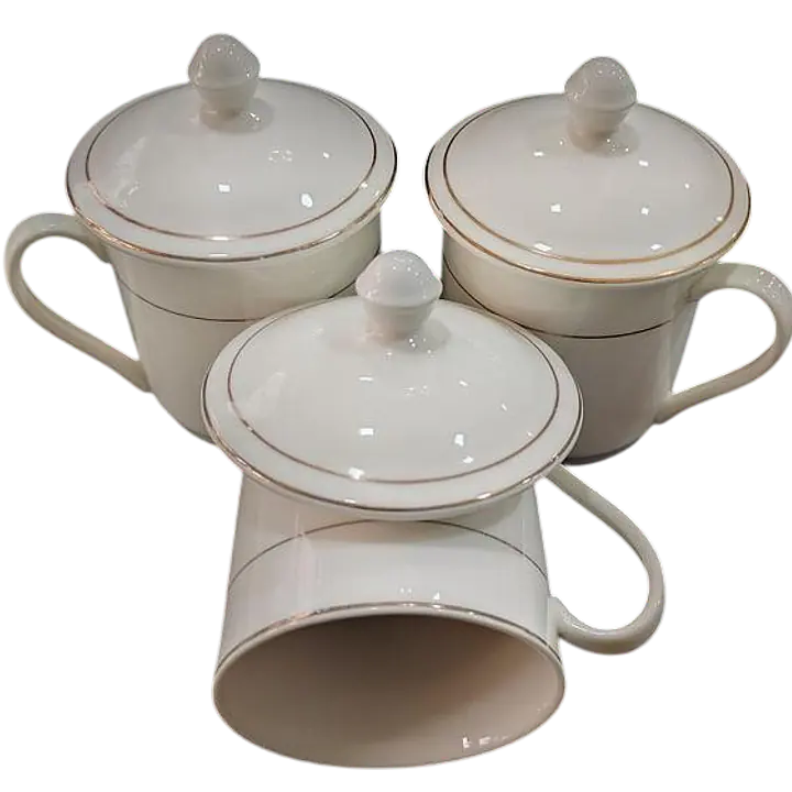 Ceramic Tea Mug with Lid - Master
