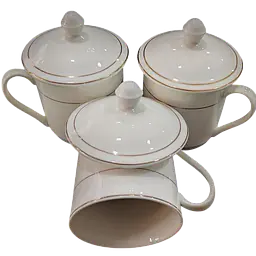 Ceramic Tea Mug with Lid - Master