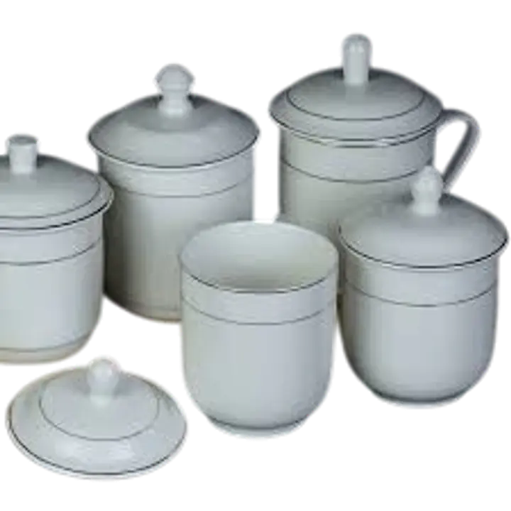 Ceramic Tea Mug with Lid - Master