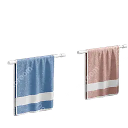 Stainless Steel Over-the-Door Towel Bar - Master