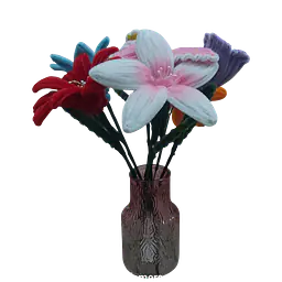 Decorative Twist Stick Flower Set with Vase - Master