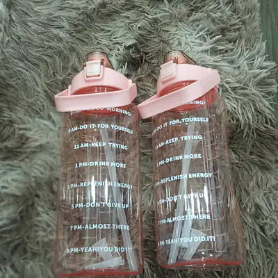 Bottle Clear Pink 2000ml primary image