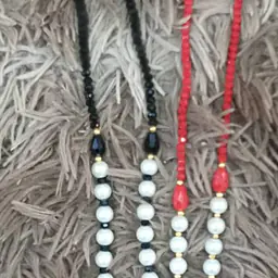 Pearl Red & Black Necklace - Master