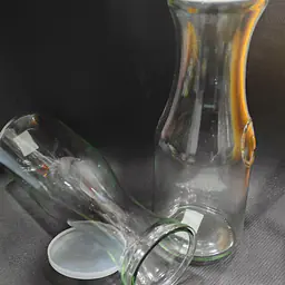 Glass Jar Grapefruit Emboss Cork Lid - Master