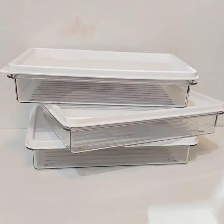 Container Box w/ Lid Air Tight Clear White - Master