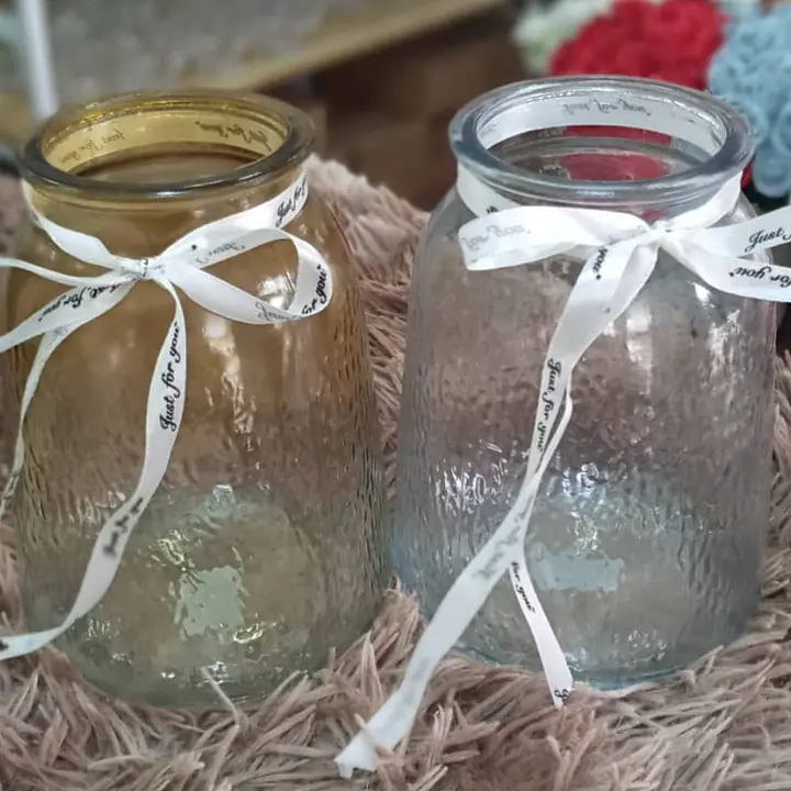 Round Vase Glass Clear - Master