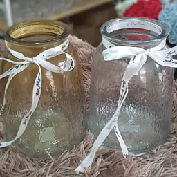 Round Vase Glass Clear - Master