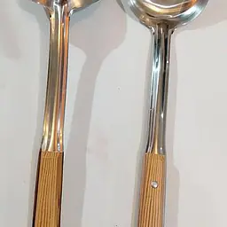 Stainless Steel Scoop w/ Wooden Handle - Master