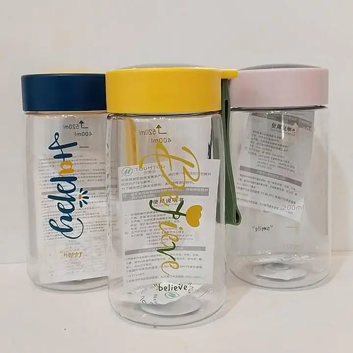 Happy Smile Water Bottle W/Strap - Master