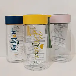 Happy Smile Water Bottle W/Strap - Master