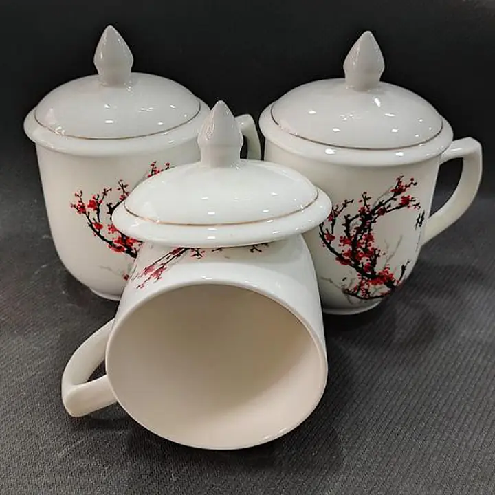 Ceramic Floral cup 330ml - Master